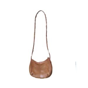 Fossil Small chestnut brown Leather Cross Body bag